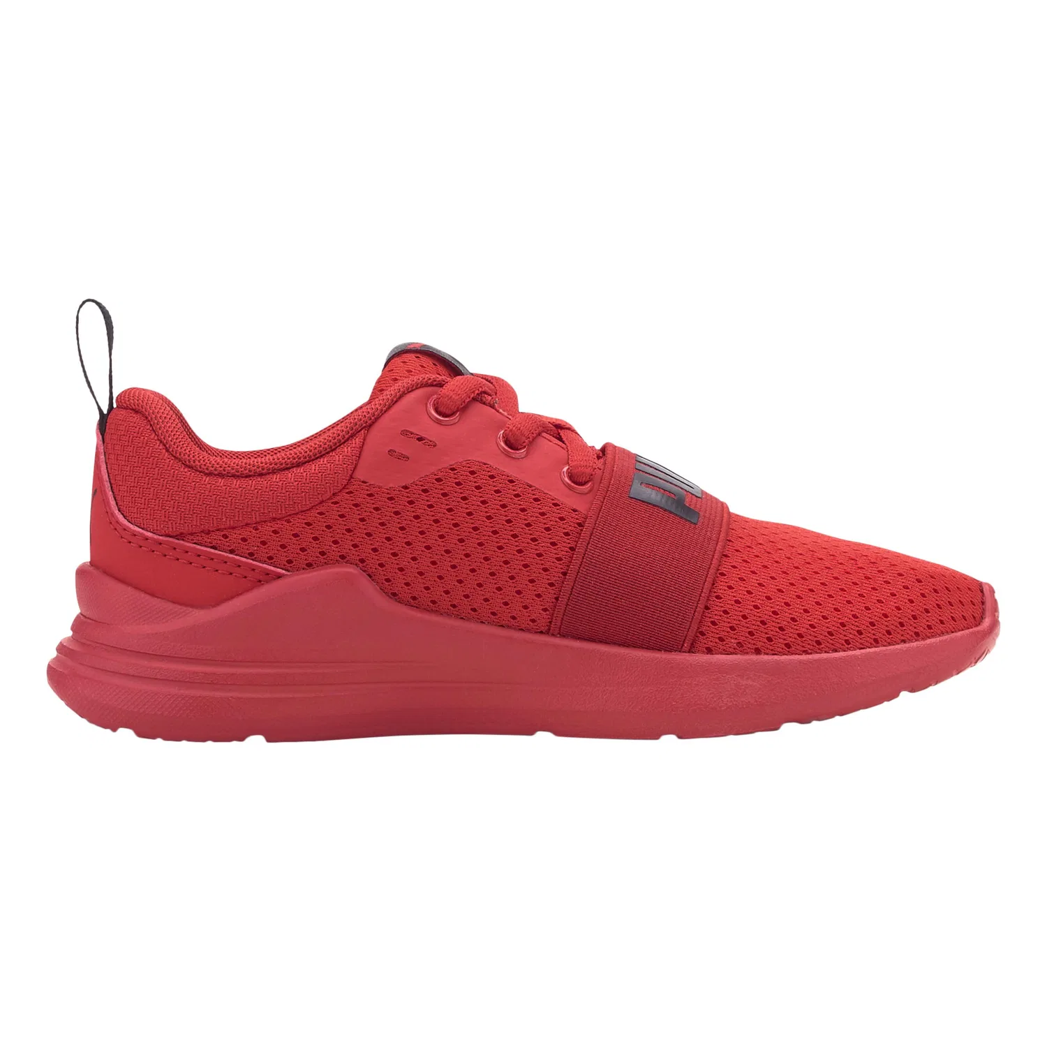 Детские кроссовки с сетчатым верхом Puma Wired Run PS, Rot / Scharlachrot / Schwarz — фото 2