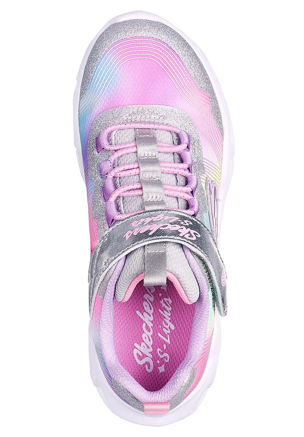 Детские светящиеся кроссовки для девочек Twisty Brights 2.0 Skechers, Bunt — фото 3