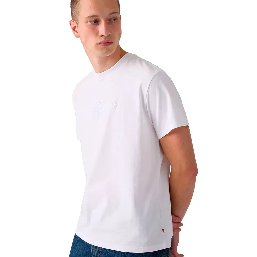 Мужская футболка с принтом 16143 Levi's, White — фото 4