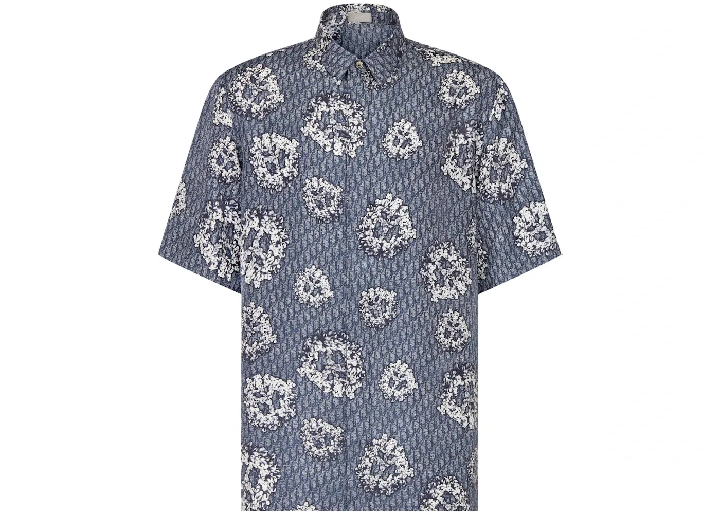 Мужская рубашка с принтом Dior Shirt Dior, Blue