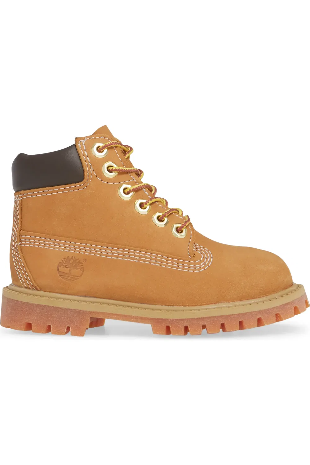Детские ботинки водонепроницаемые 6-Inch Premium Timberland, Wheat Nubuck — фото 3