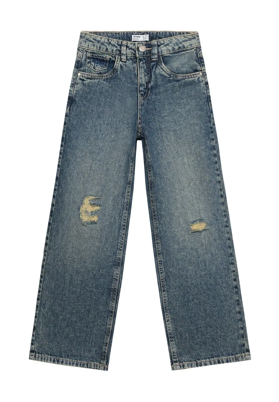 Джинсы NAME IT Wide leg Jeans 'NKFRose' синего цвета