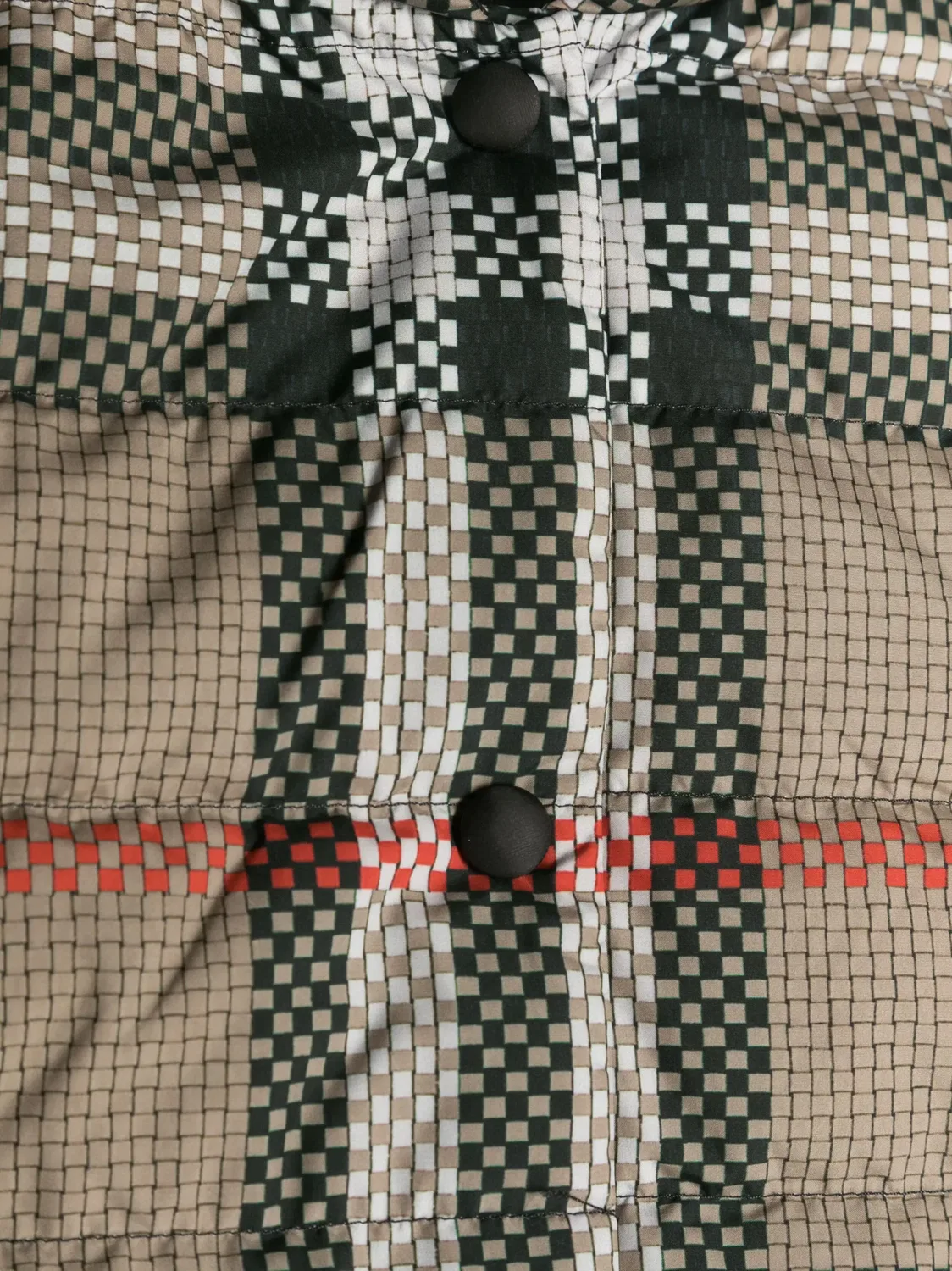 Реверсивный жилет с клетчатым узором Burberry, коричневый — фото 2