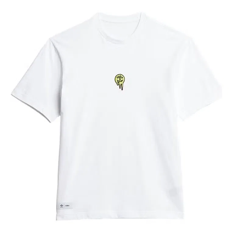 Пуловер с коротким рукавом 032C Adidas, белый