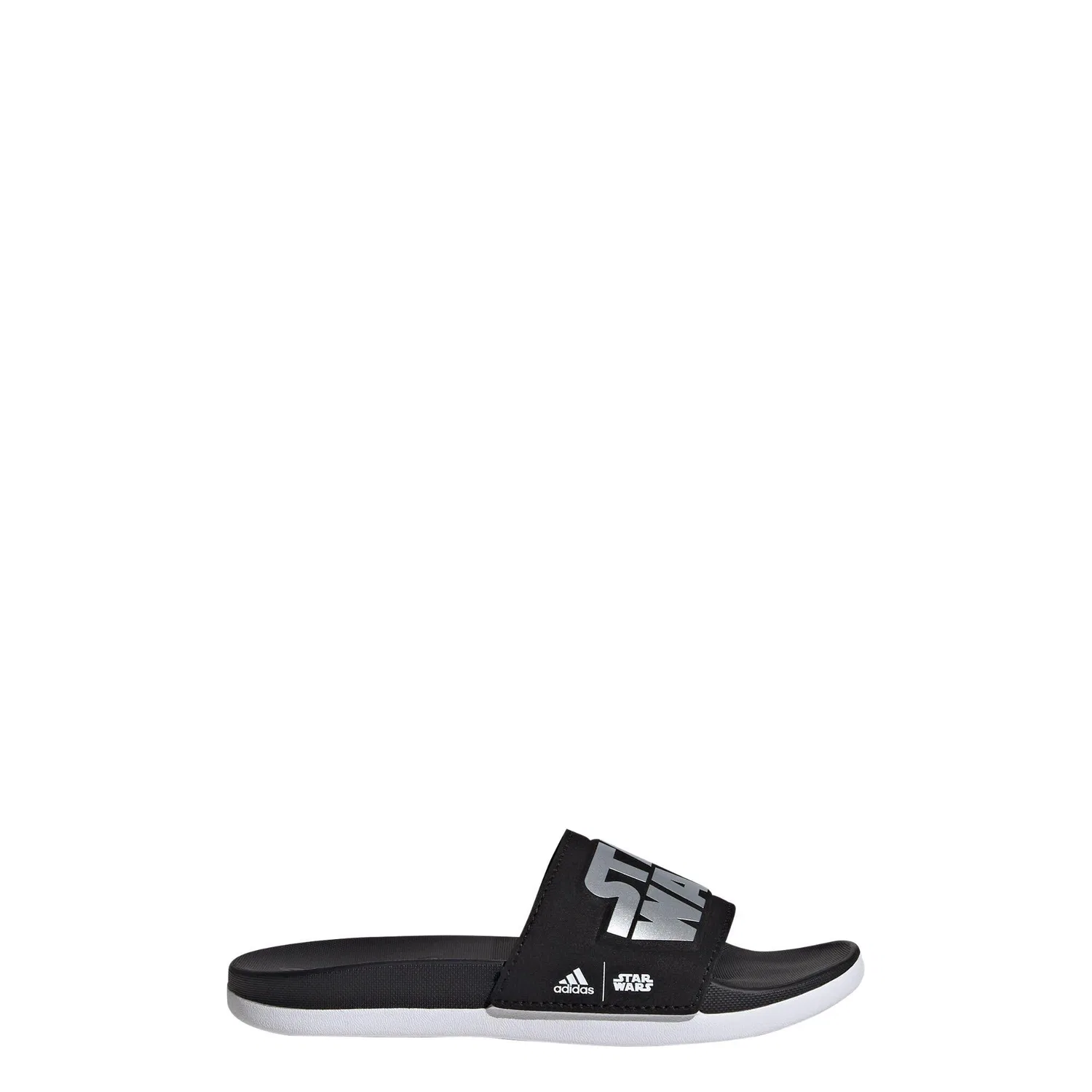 Детские шлепанцы Adidas Star Wars Kids Comfort Adilette, Цвет: Schwarz / Silber / Weiss