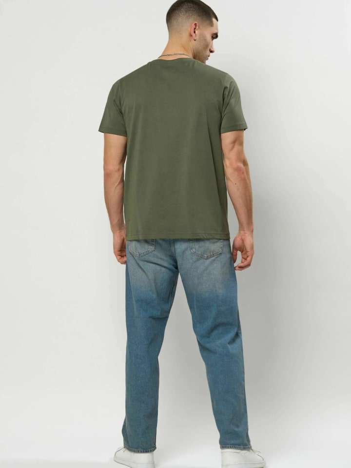 

Kappa Футболка с логотипом Cafers в зелено-серо-бежевом цвете, Зеленый, Kappa Футболка с логотипом Cafers в зелено-серо-бежевом цвете