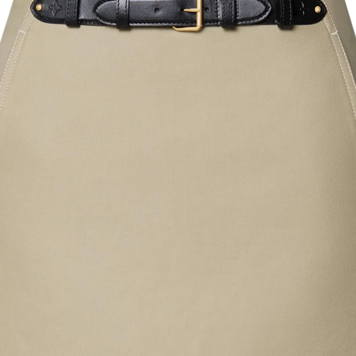 Женская короткая юбка Casual LOUIS VUITTON, Khaki — фото 3