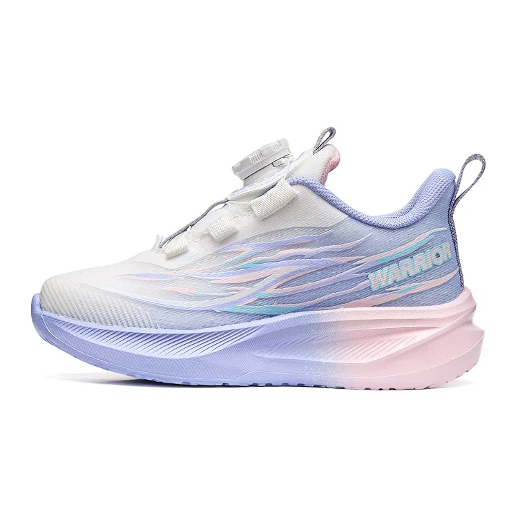 Детские кроссовки из ткани White Purple WARRIOR