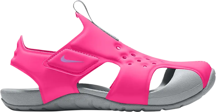 

Сандалии Nike Sunray Protect 2 PS 'Hyper Pink Smoke Grey', розовый