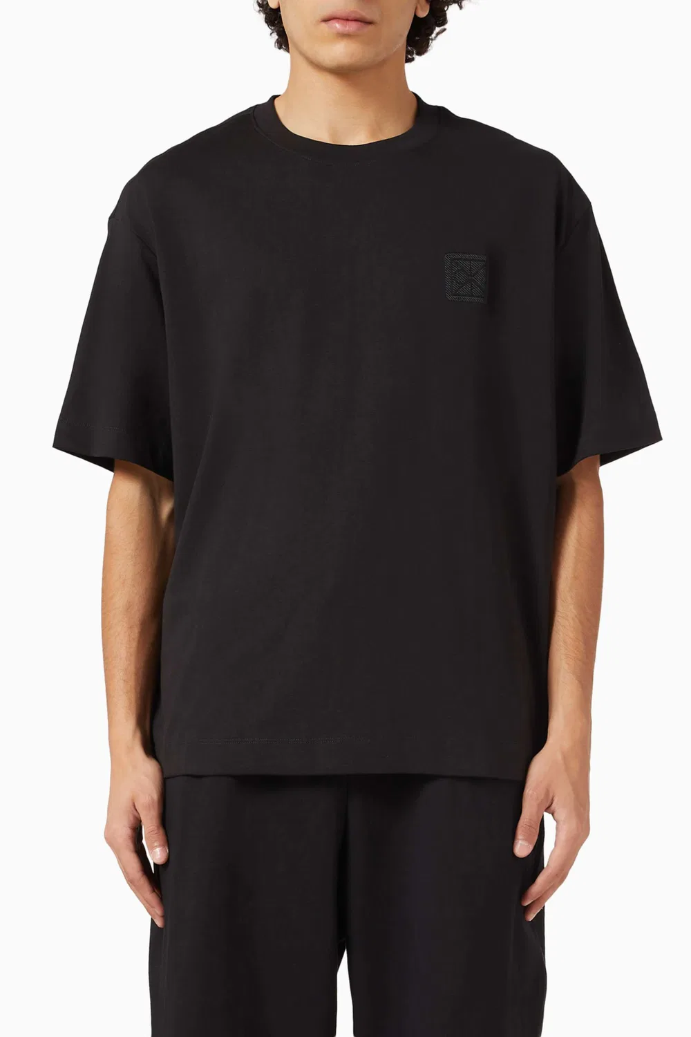 Футболка с коротким рукавом с эмблемой CK Emblem Patch Calvin Klein
