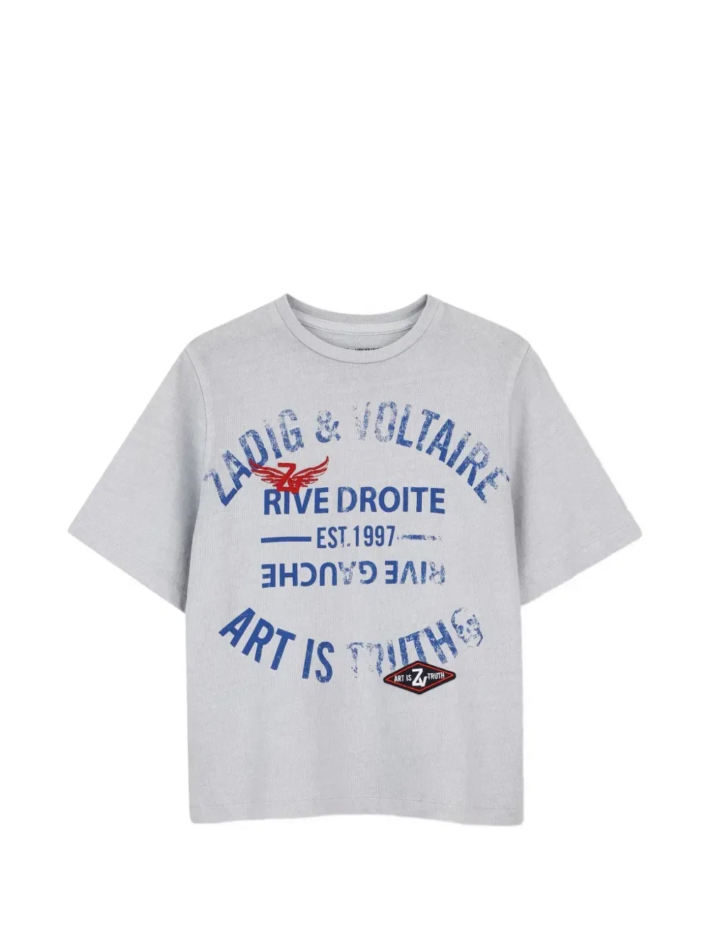 Футболка с логотипом Zadig&Voltaire, серый