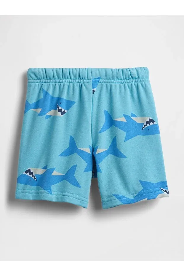 Детские шорты для мальчиков хлопковые Gap, Light Blue-001 — фото 3