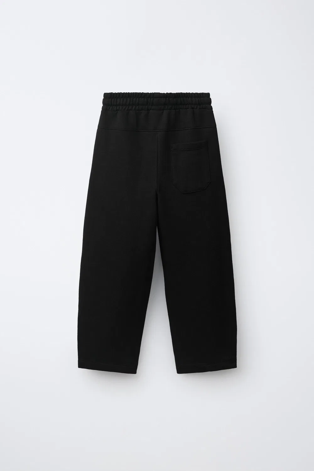 Плюшевые брюки "Бочка" ZARA, Black — фото 2