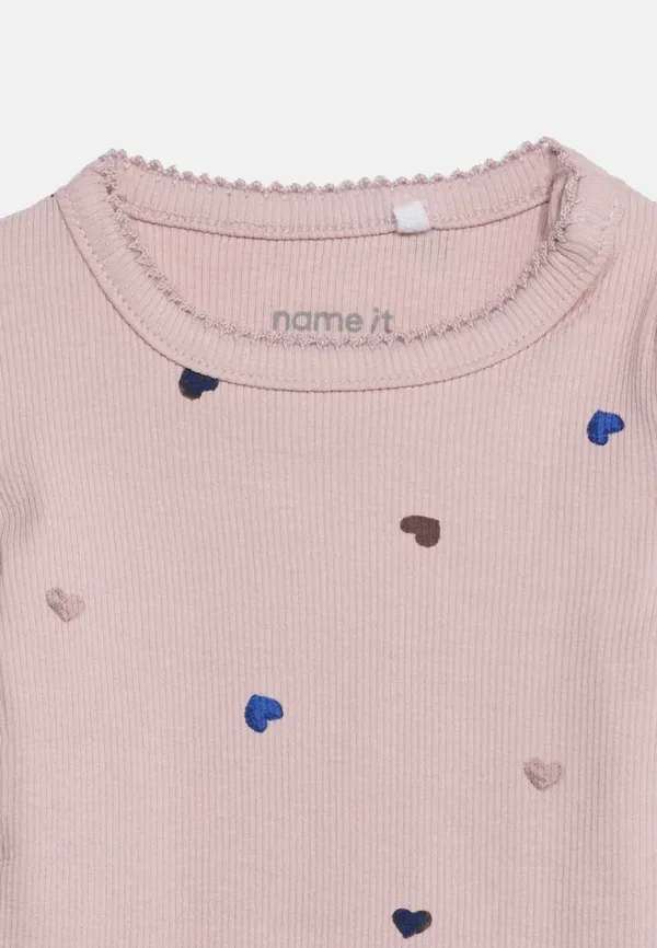 Боди с принтом Nbfnutti ls body noos Name It, Burnished Lilac, сиреневый — фото 3