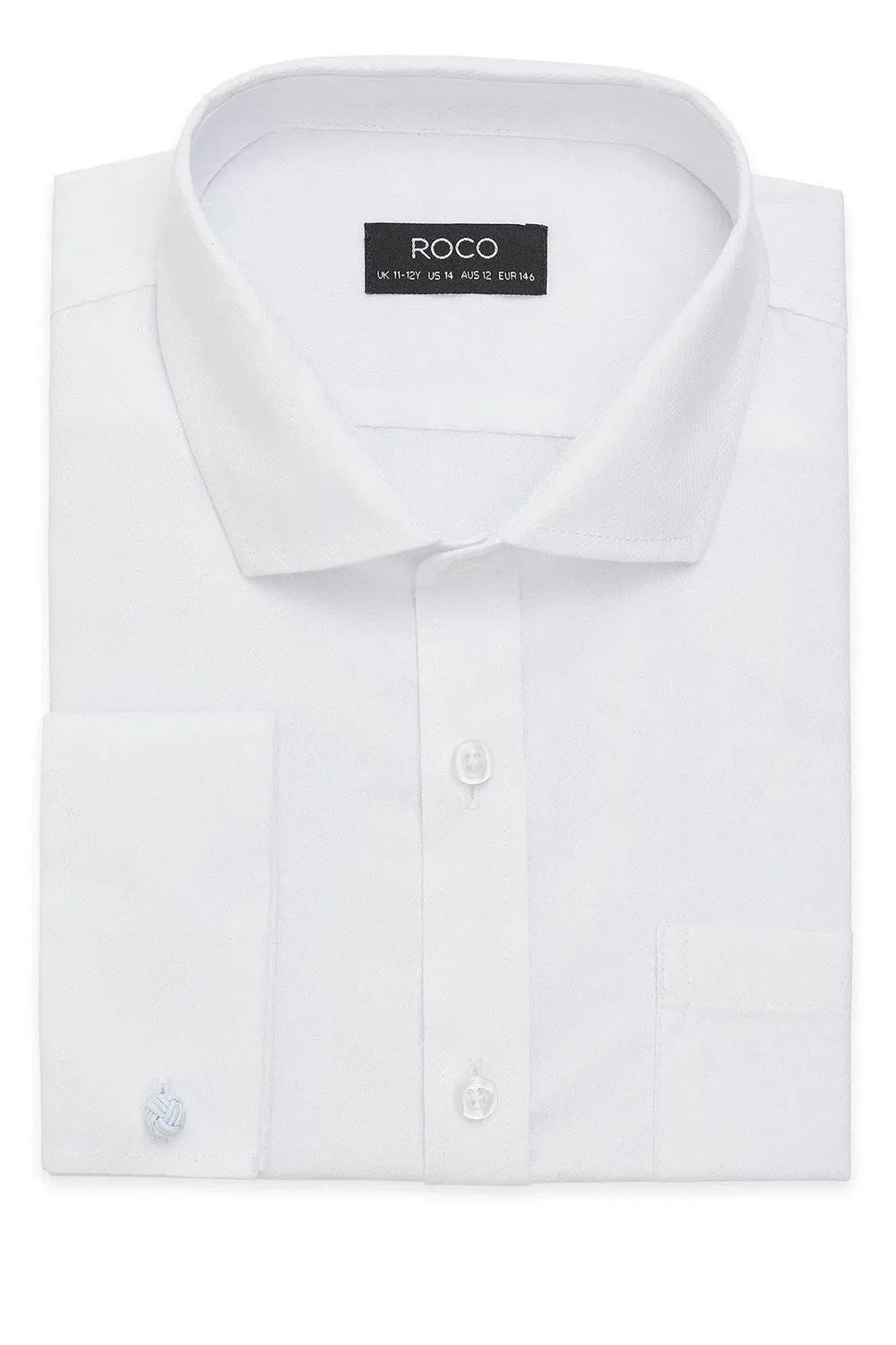Белая классическая рубашка Roco, White