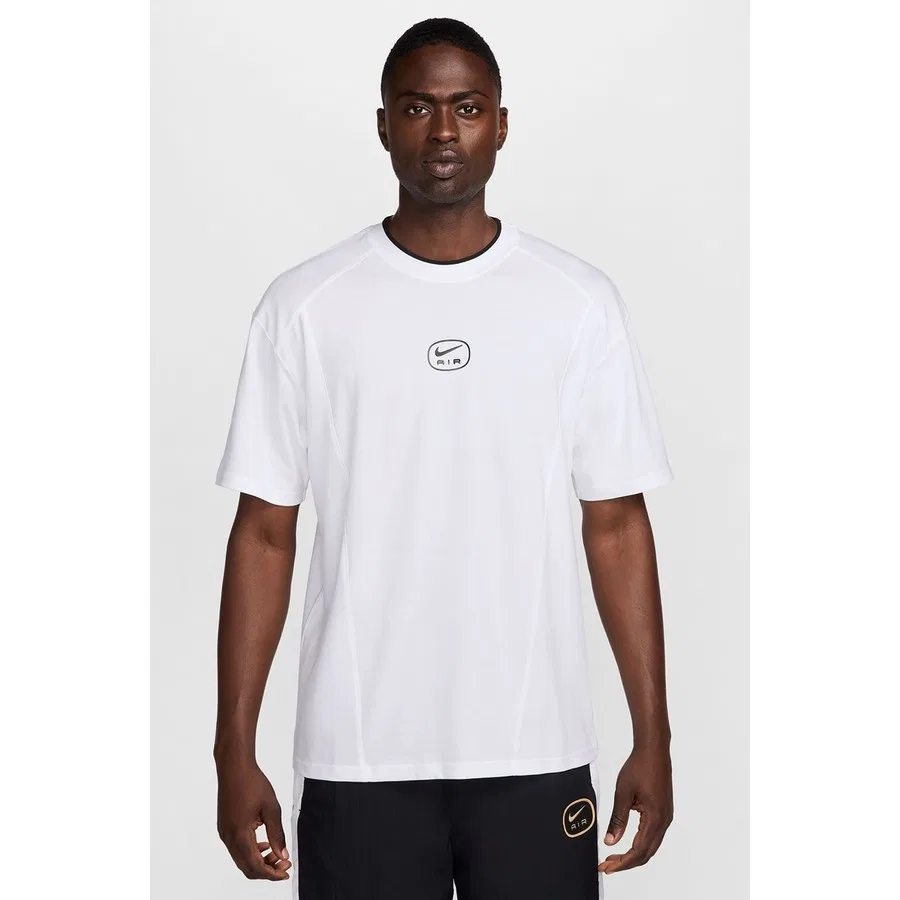 Футболка спортивная с коротким рукавом Sportswear Swoosh Air Logo Nike, Белый