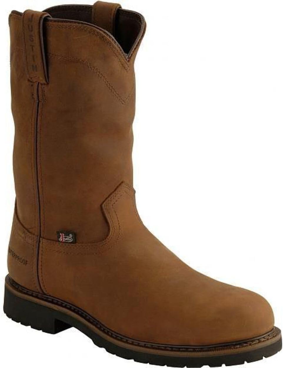 

Мужские ботинки Justin с стальным носком и шнуровкой Pulley 8, Tan