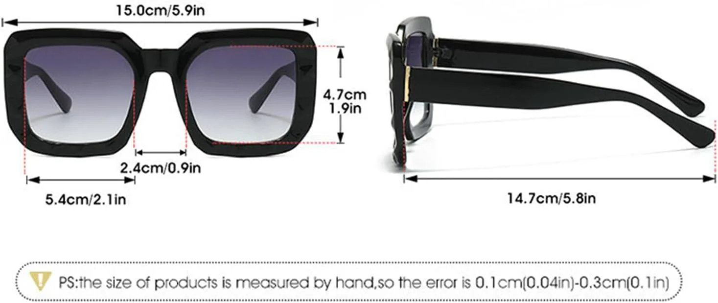 

Женские солнцезащитные очки Helena Oversized Square, модные дизайнерские зеленые солнцезащитные очки для женщин, градиентные очки с защитой от УФ-излучения UV400, C7