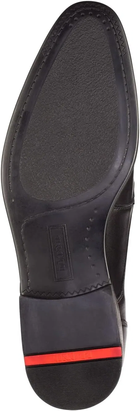 Мужские кожаные низкие туфли Lloyd Osmond Simple Business с резиновой подошвой, Black — фото 4
