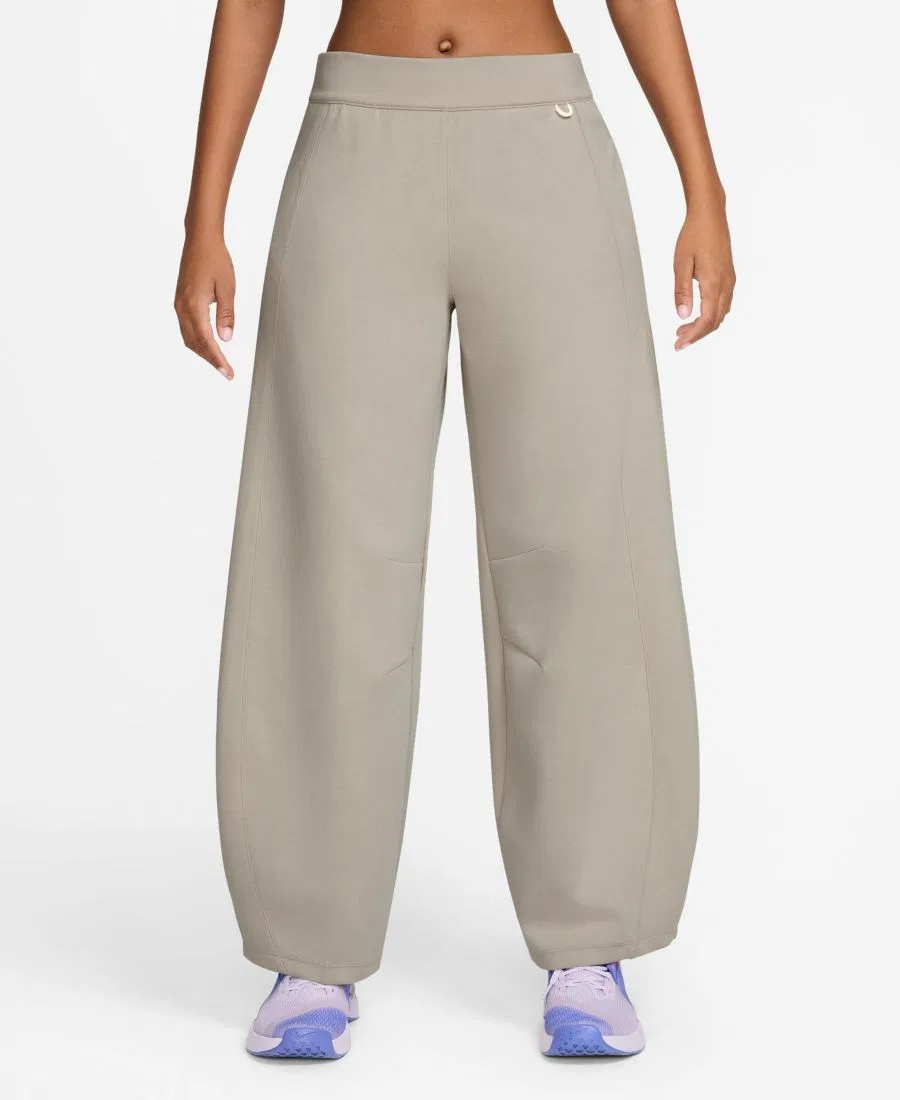 Штаны широкие с высокой посадкой Nike 24.7 ImpossiblySoft, Cream II/Sail/College Grey