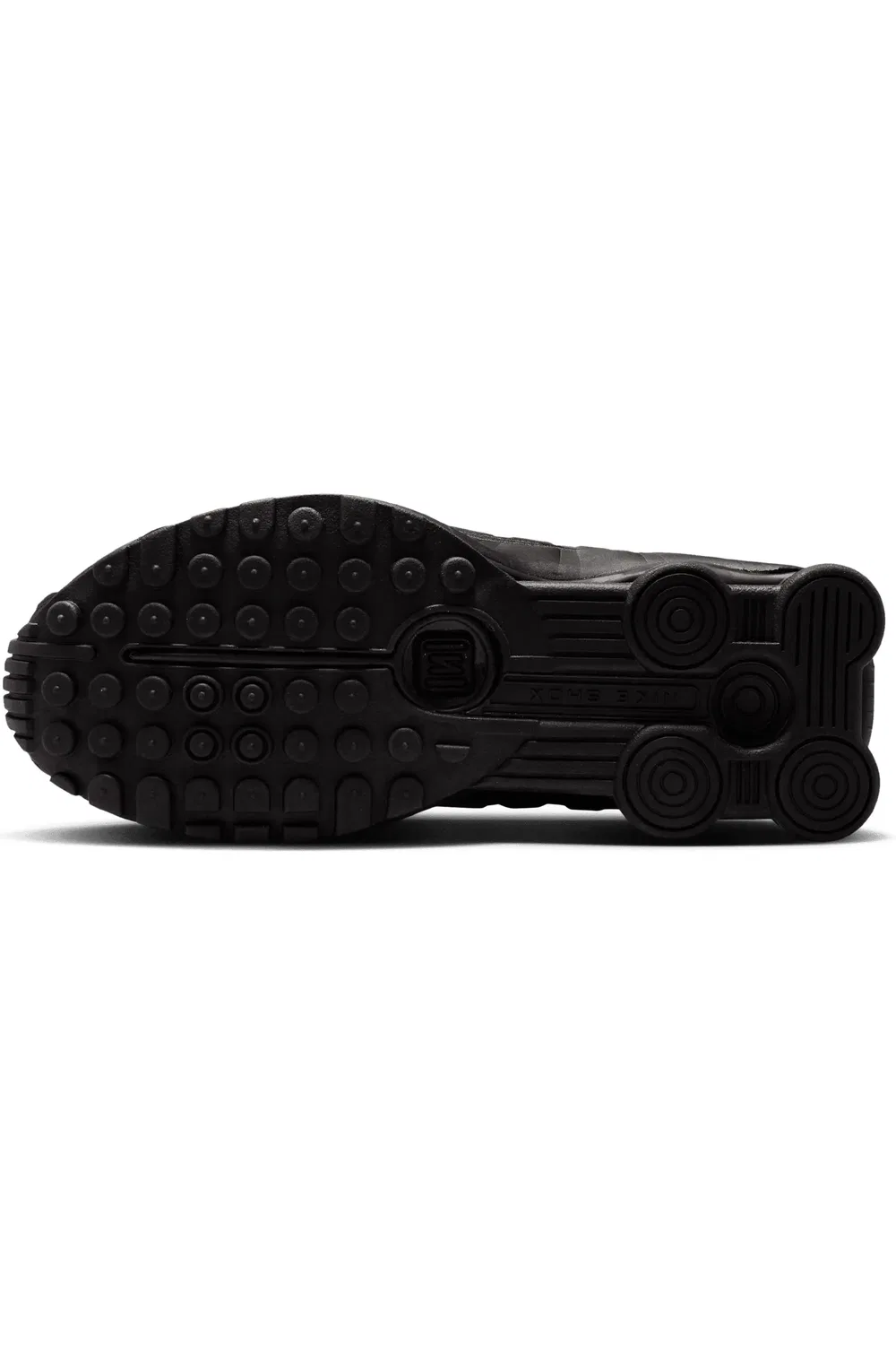 Детские кроссовки на амортизирующей подошве Shox R4 Nike, 003 черный/черный — фото 4