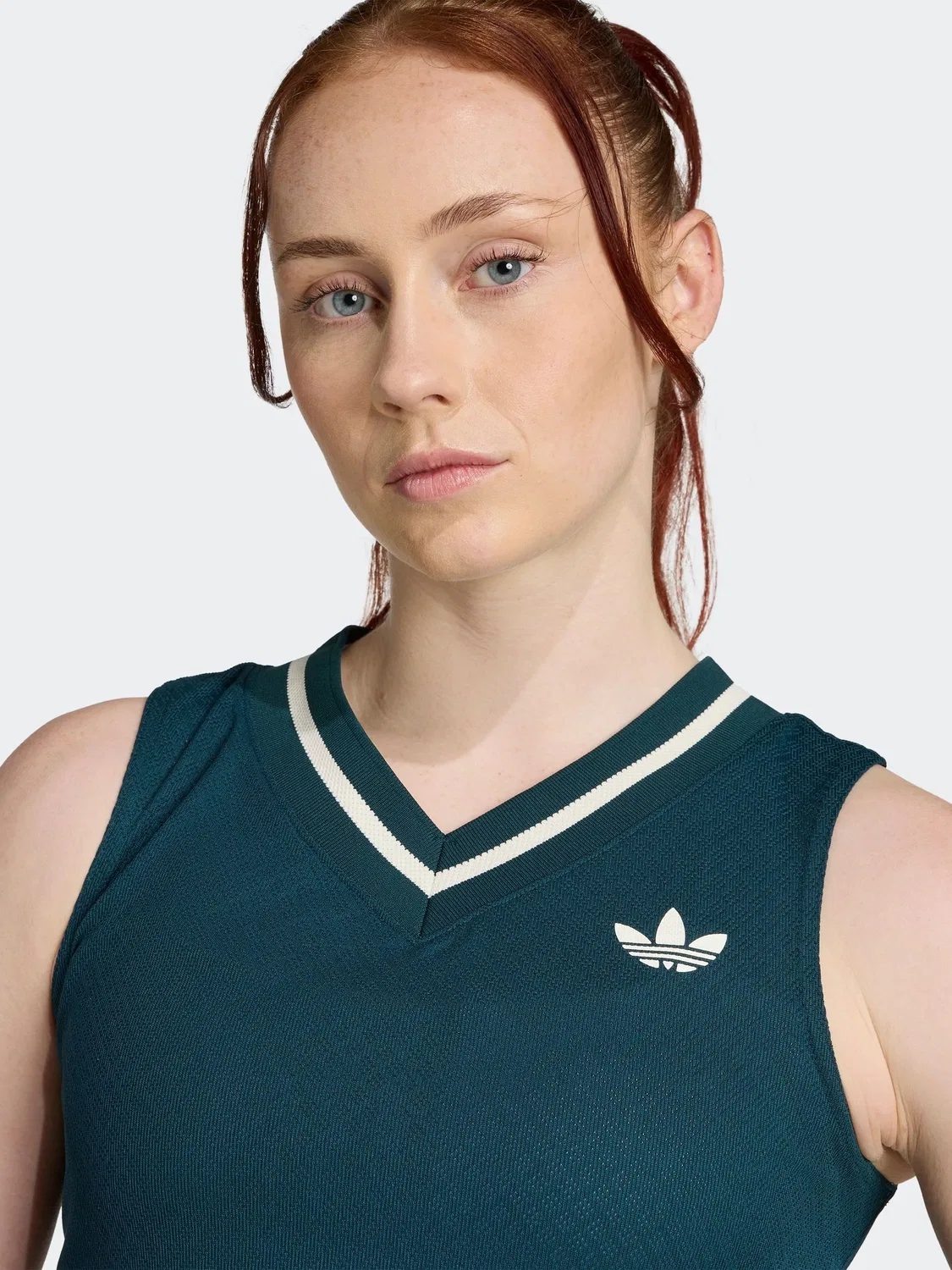 Топ теннисный adidas Tennis Pro, темно-зеленый — фото 4