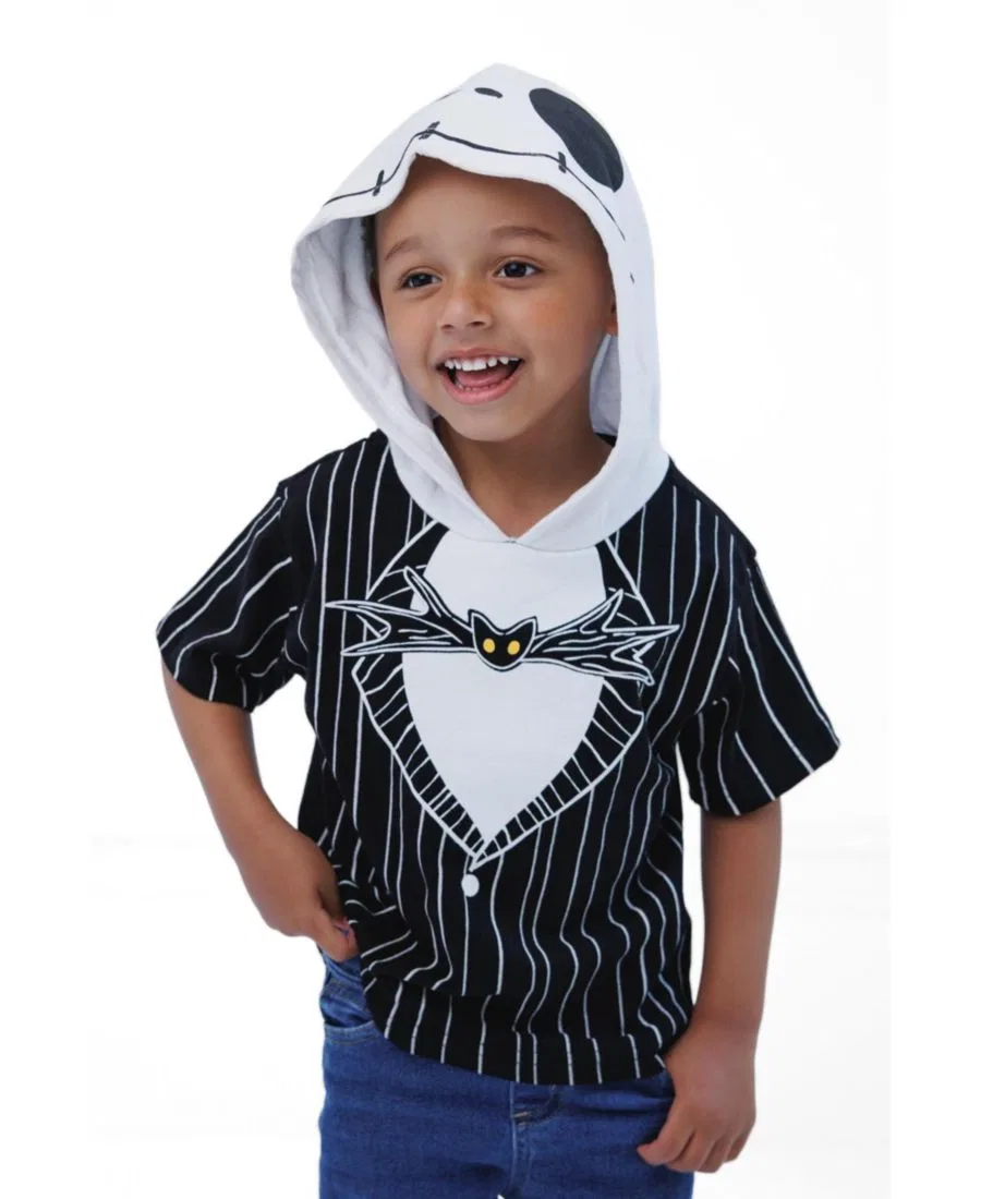 Детские худи-косплей с коротким рукавом Jack Skellington Suit Nightmare Before Christmas, Jack Skellington Suit — фото 2