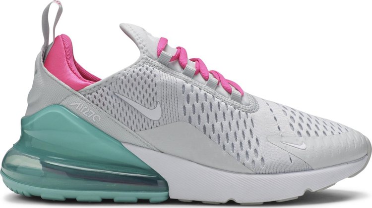 Кроссовки Nike Wmns Air Max 270 'South Beach', серебряный - фото