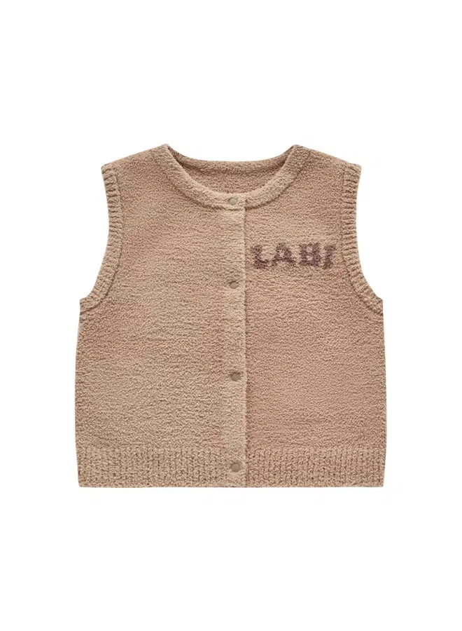 Жилет утепленный без рукавов Labi Baby, светлый хаки — фото 4