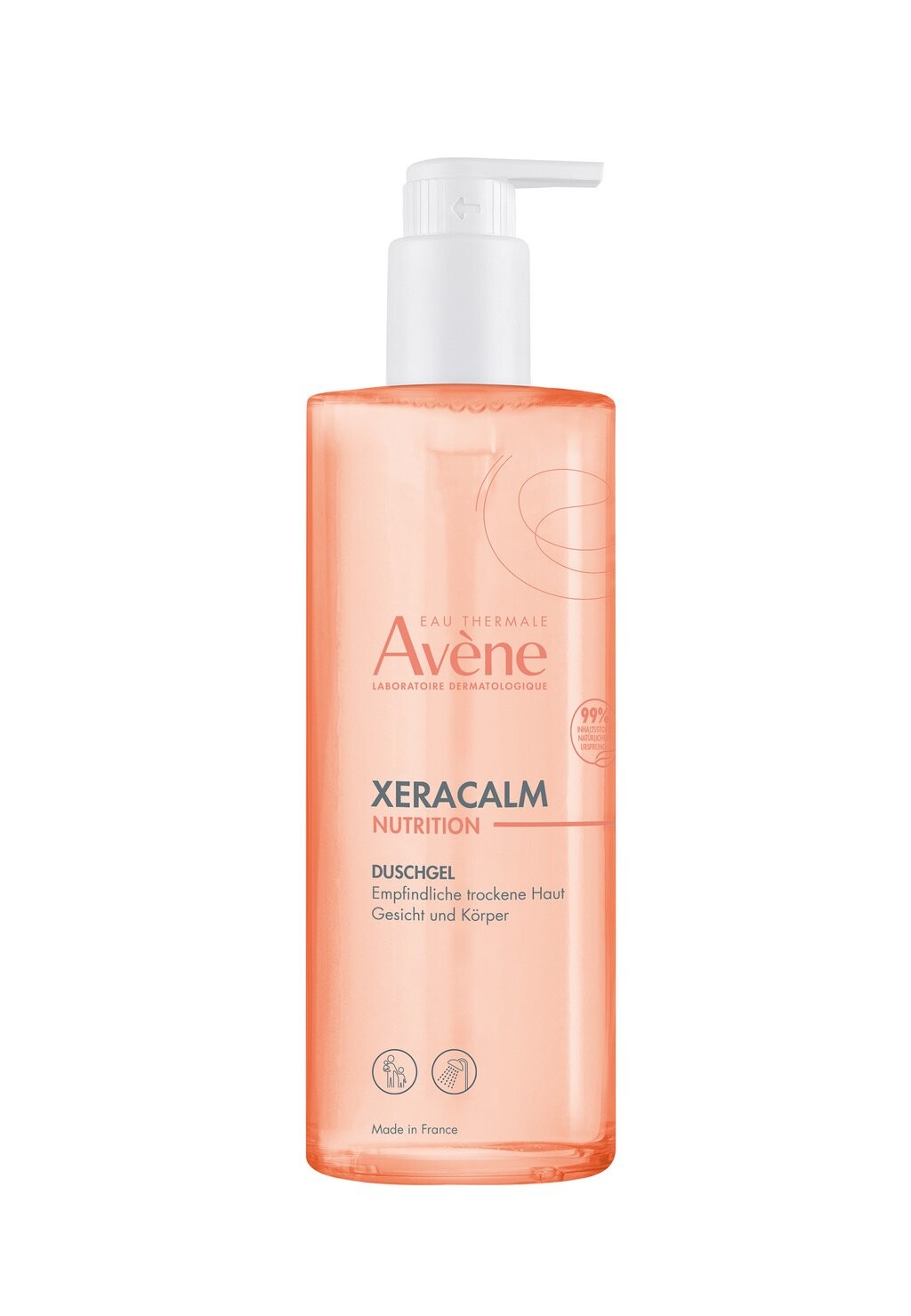 

Гель для душа AVÈNE KÖRPERPFLEGE XERACALM NUTRITION DUSCHGEL, цвет transparent