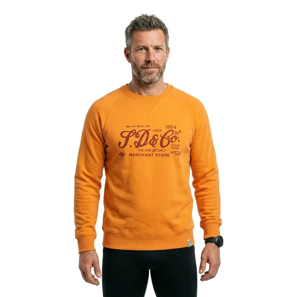 Свитшот Vintage Print Superdry, оранжевый — фото 3