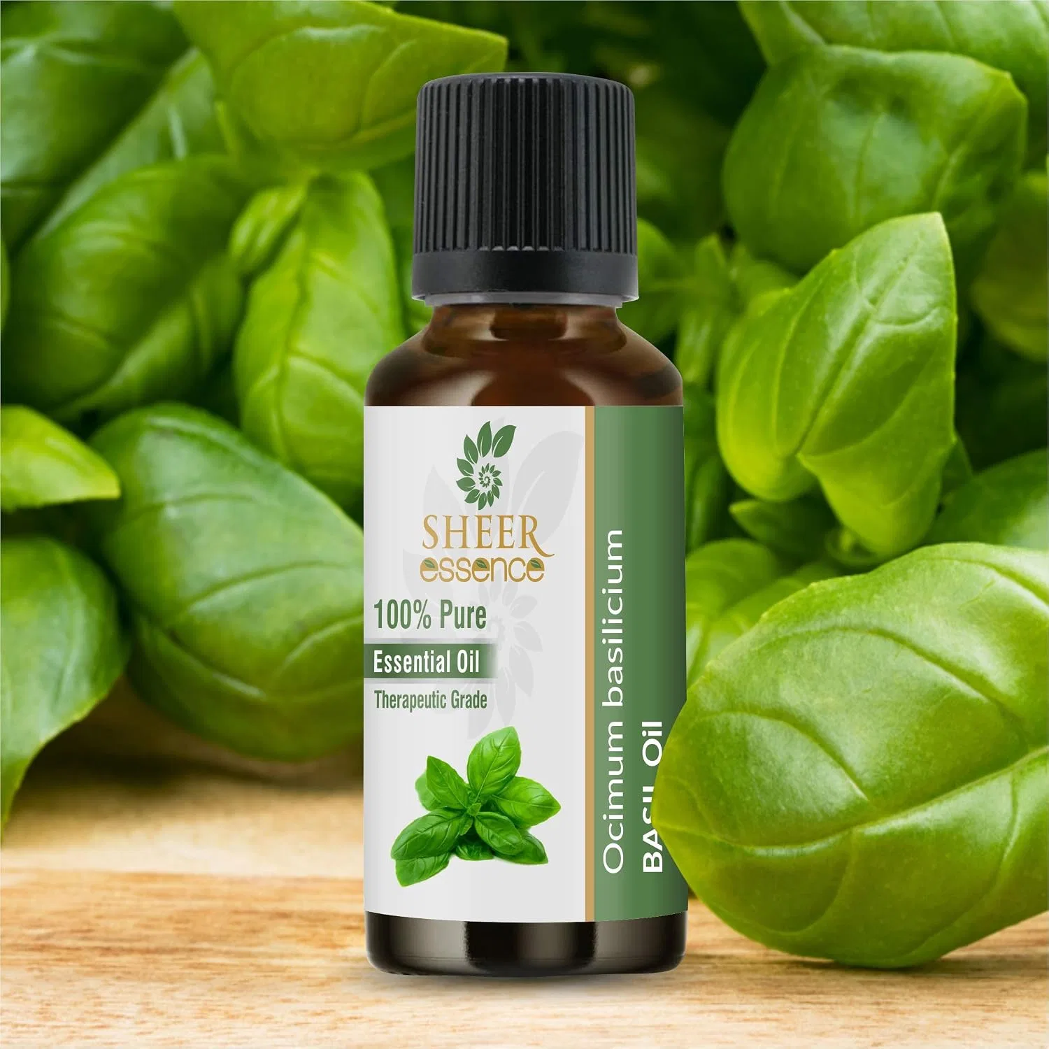 Масло для тела Basil Oil, Sheer Essence, 1000 мл — фото 2