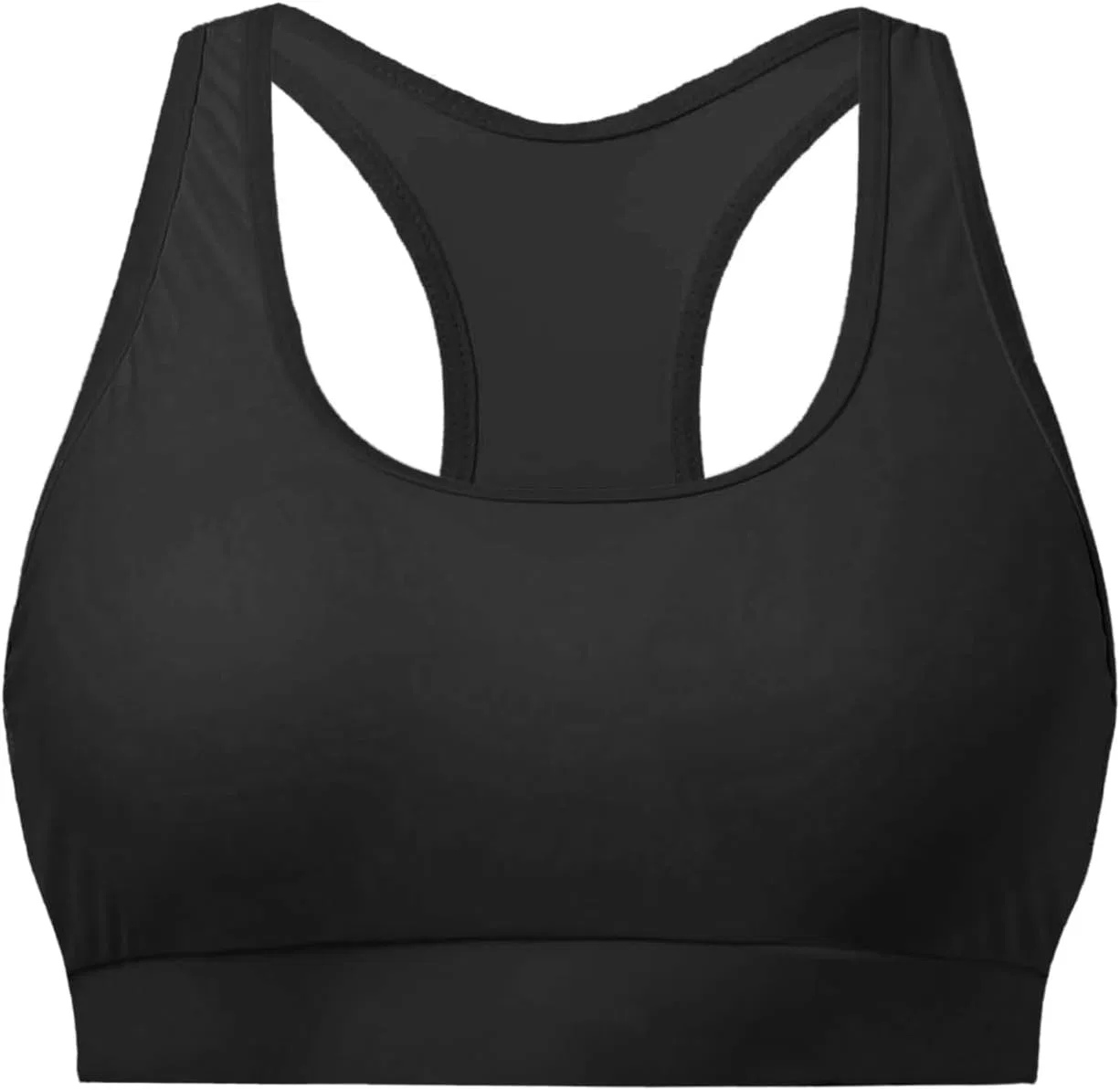 Женский танкини-топ с твистовым передом, Black