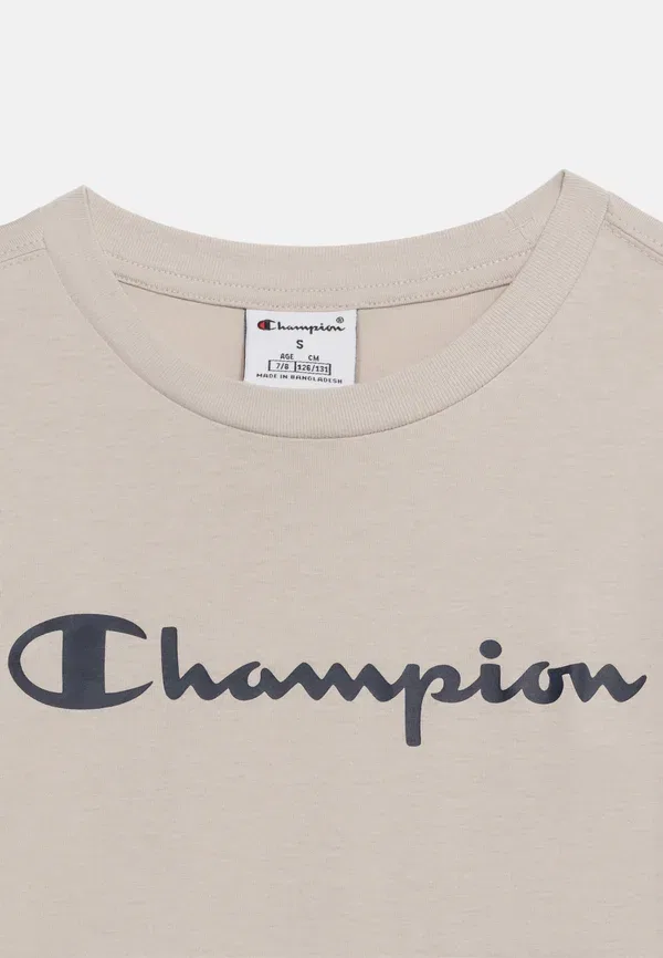 Футболка унисекс с принтом Champion, серый — фото 3