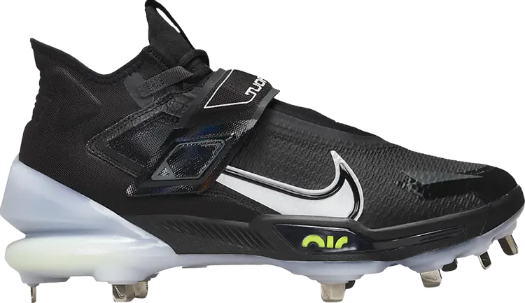 

Бутсы Nike Force Zoom Trout 8 Elite 'Black White Volt', черный