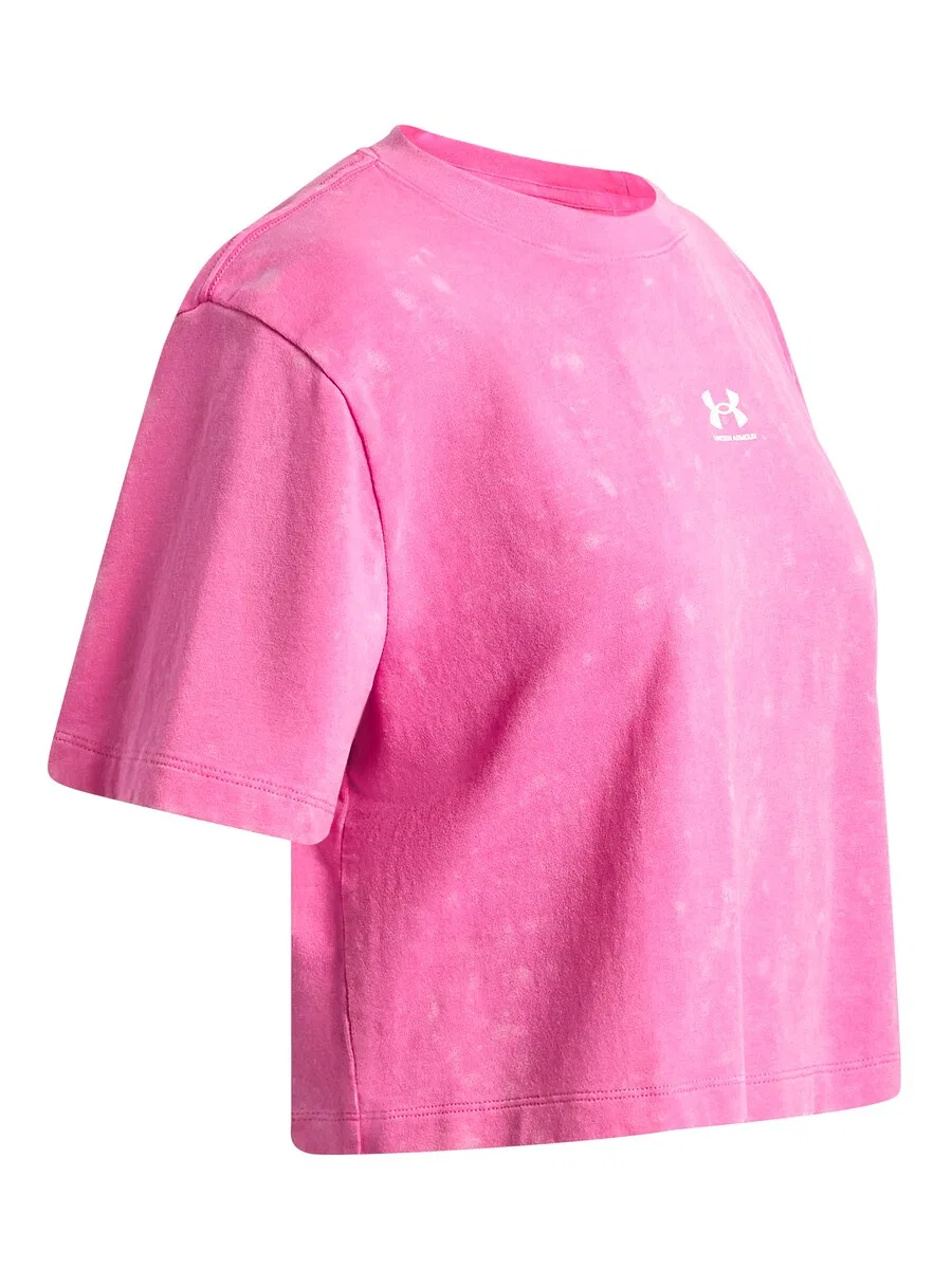 Спортивная футболка UNDER ARMOUR Performance Shirt 'Rival' розового цвета — фото 4