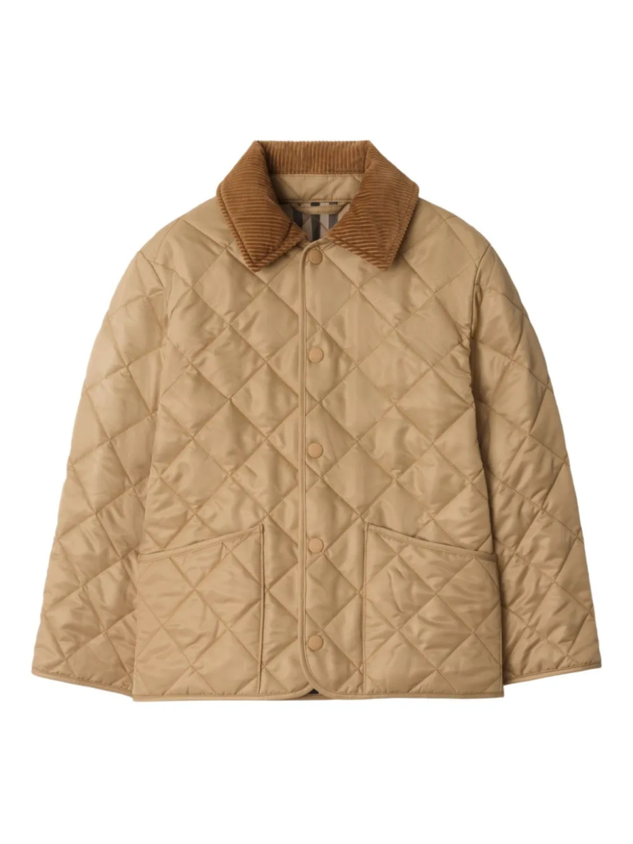 

Стеганая куртка Burberry Kids, нейтральный