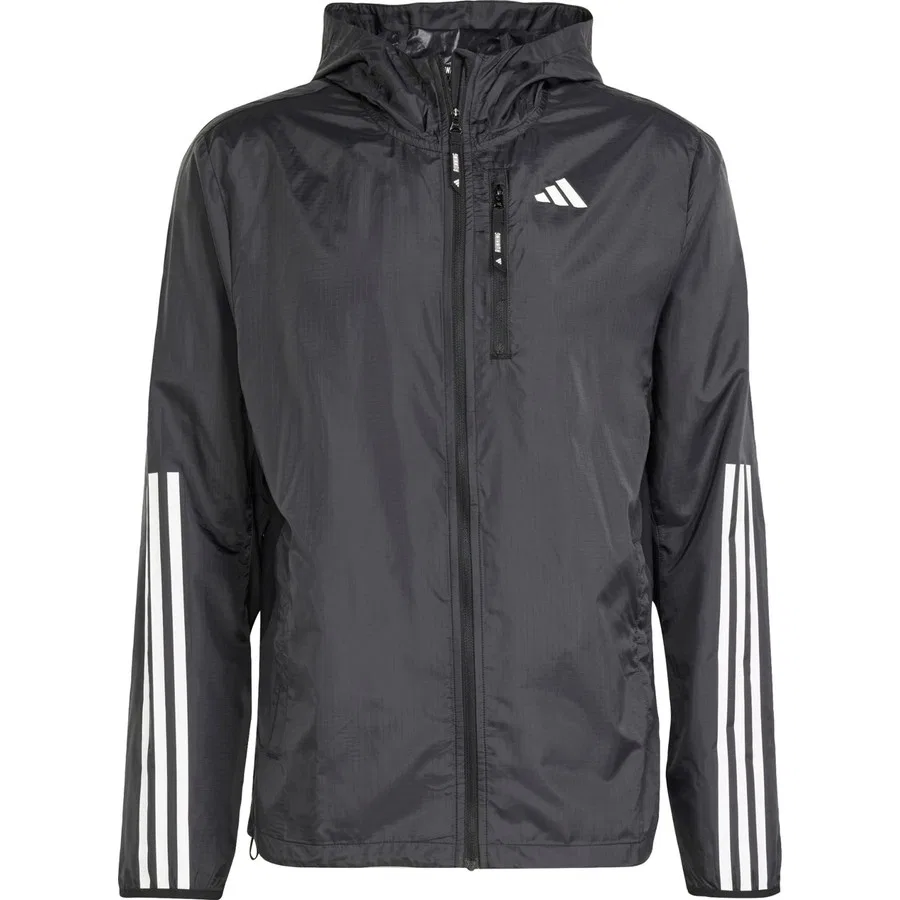 Мужская спортивная куртка Own The Run 3-Stripes adidas, Черный — фото 3