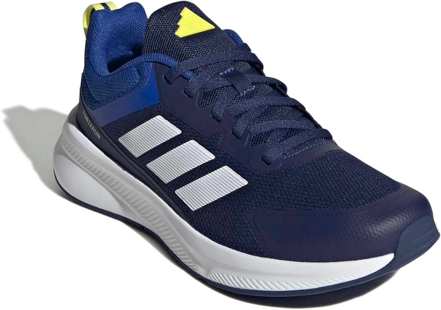 Детские кроссовки для мальчиков с шнуровкой Fortarun 4.0, Dark Blue/White/Team Royal Blue — фото 4