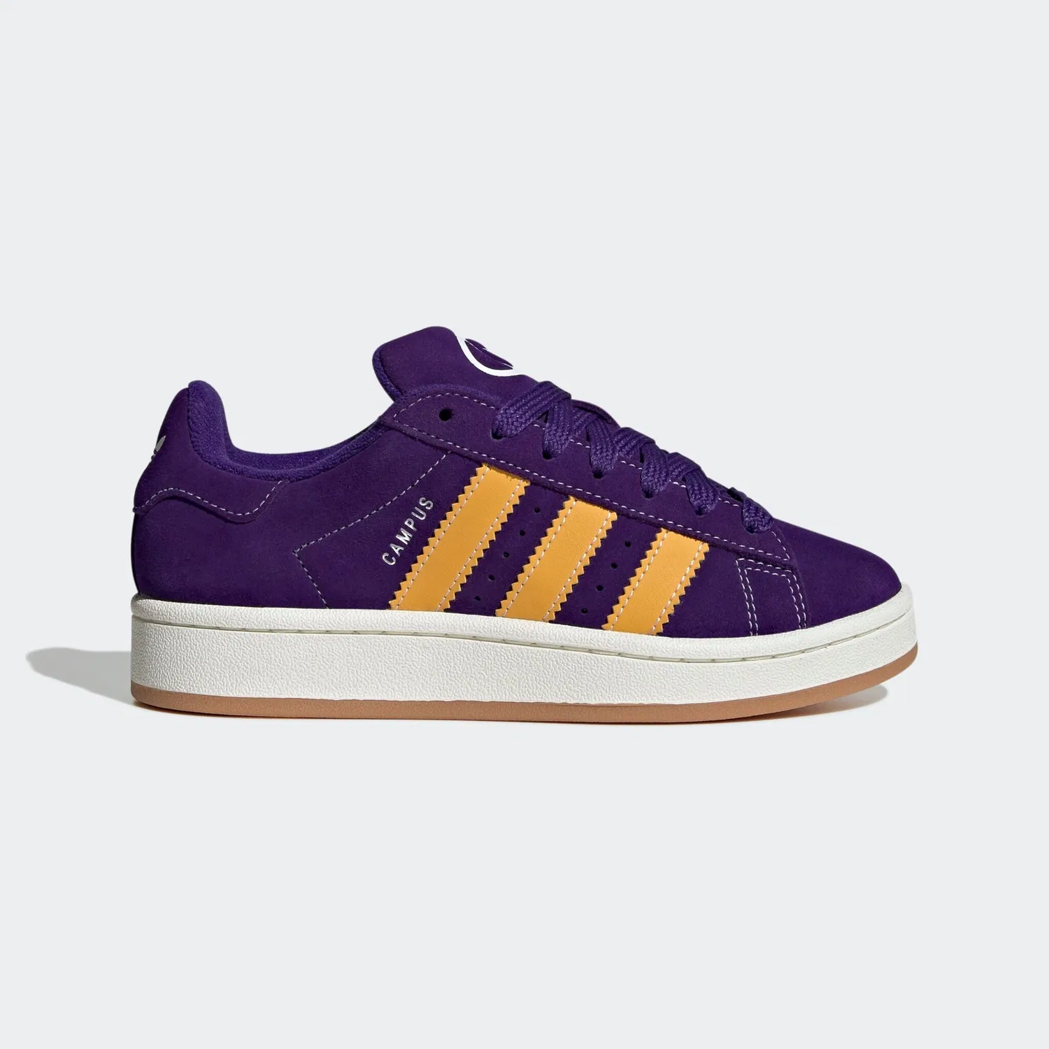 Детские кроссовки в стиле ретро Adidas Originals, Collegiate Purple / Preloved Yellow / Cloud White — фото 2