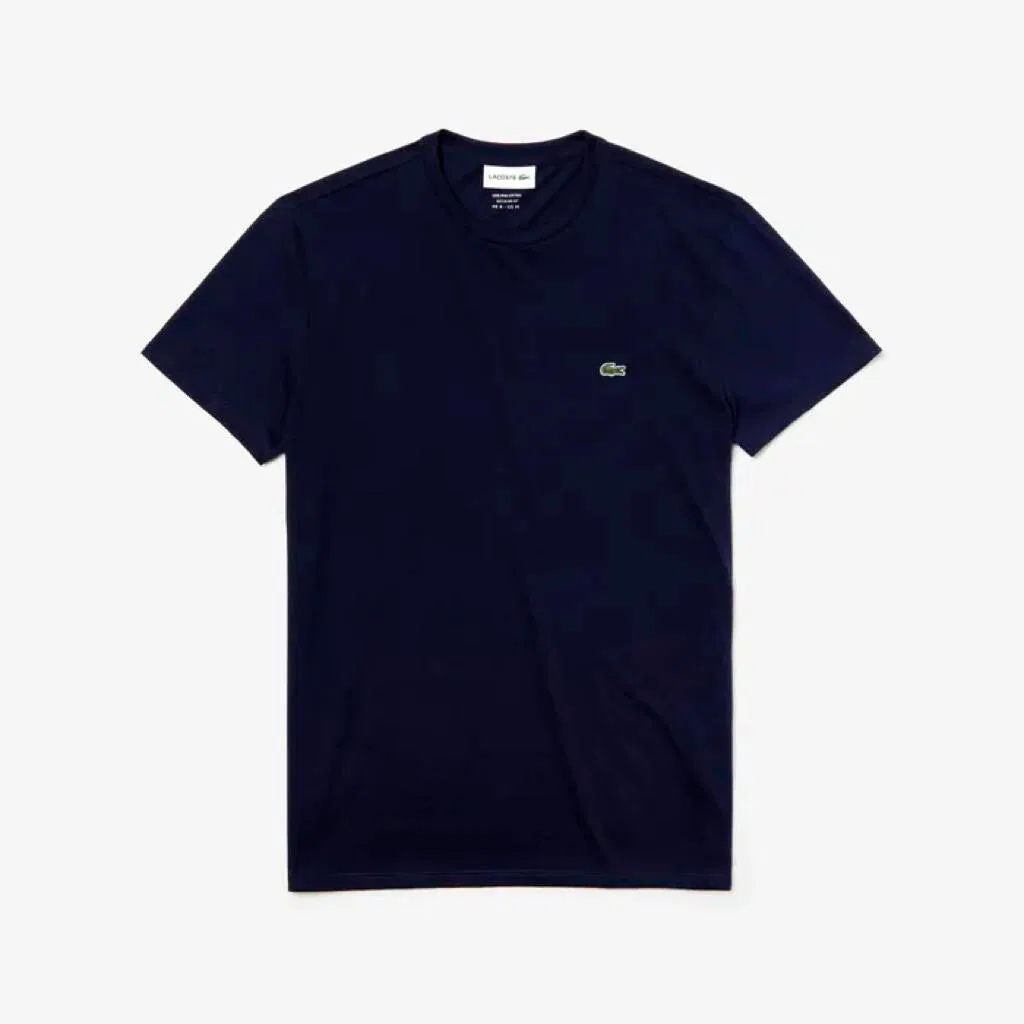 Мужская футболка с круглым вырезом Lacoste, Цвет Grau