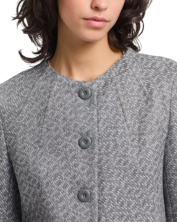 Женская куртка с длинным рукавом Emporio Armani, Grey Melange — фото 4