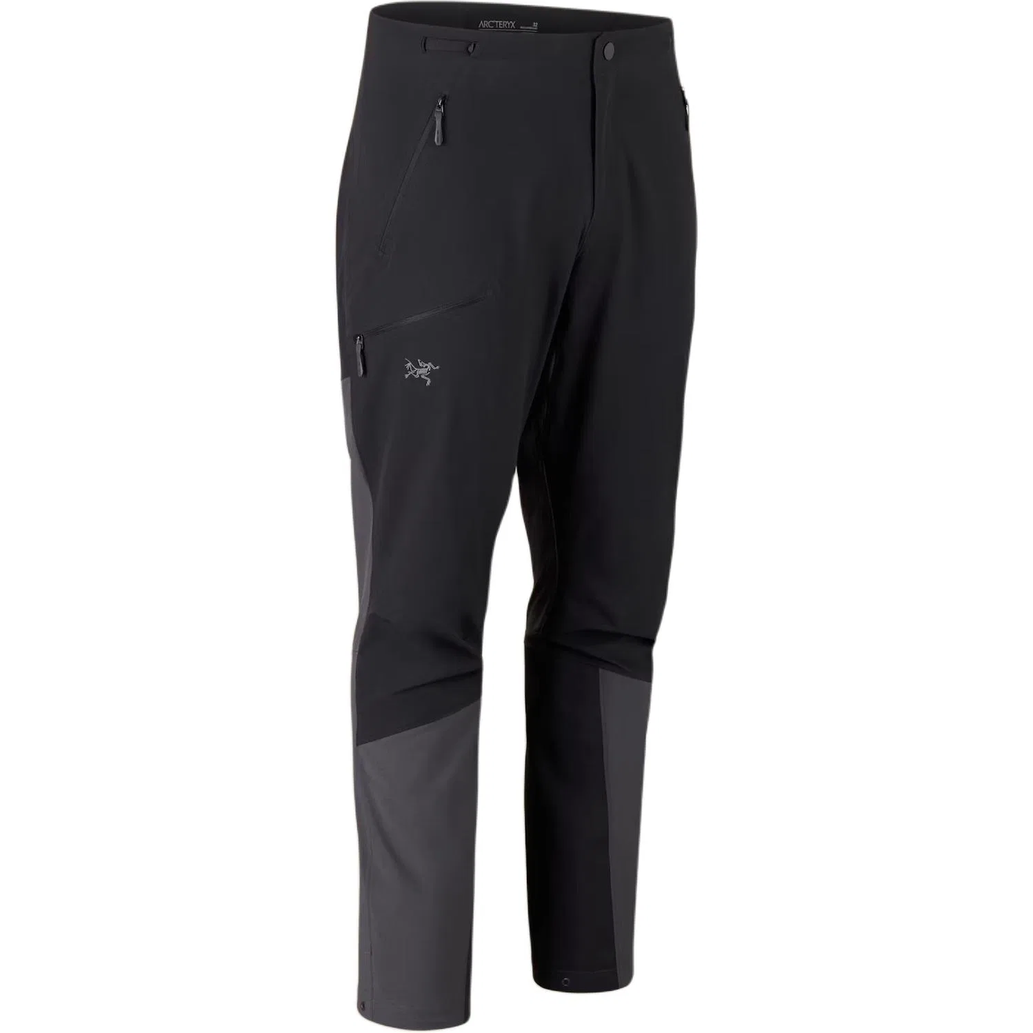 Мужские софтшелл брюки Moderate Arcteryx, Black/Graphite Gray