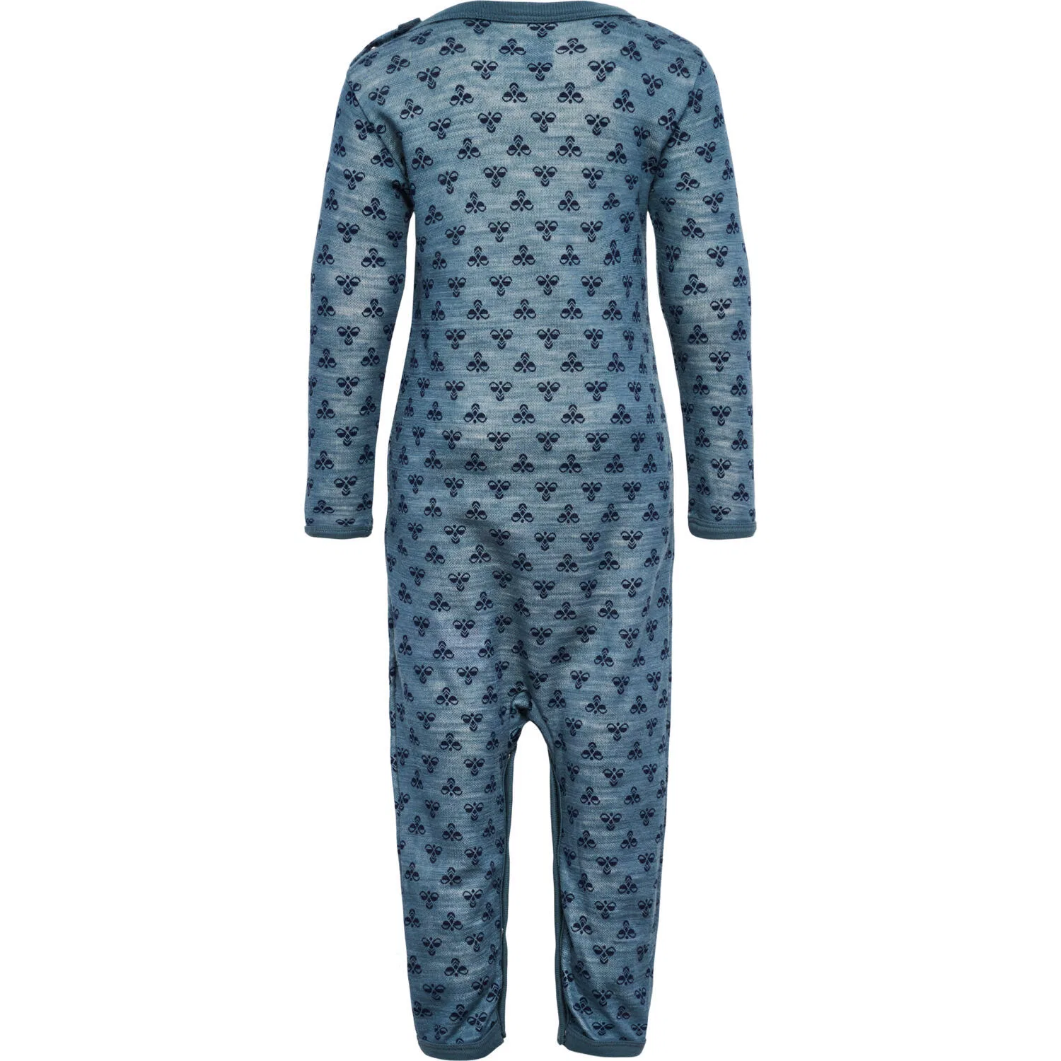 Детский боди с длинным рукавом для мальчиков Hummel Sonny, Blau Blaugrau Schwarz — фото 3