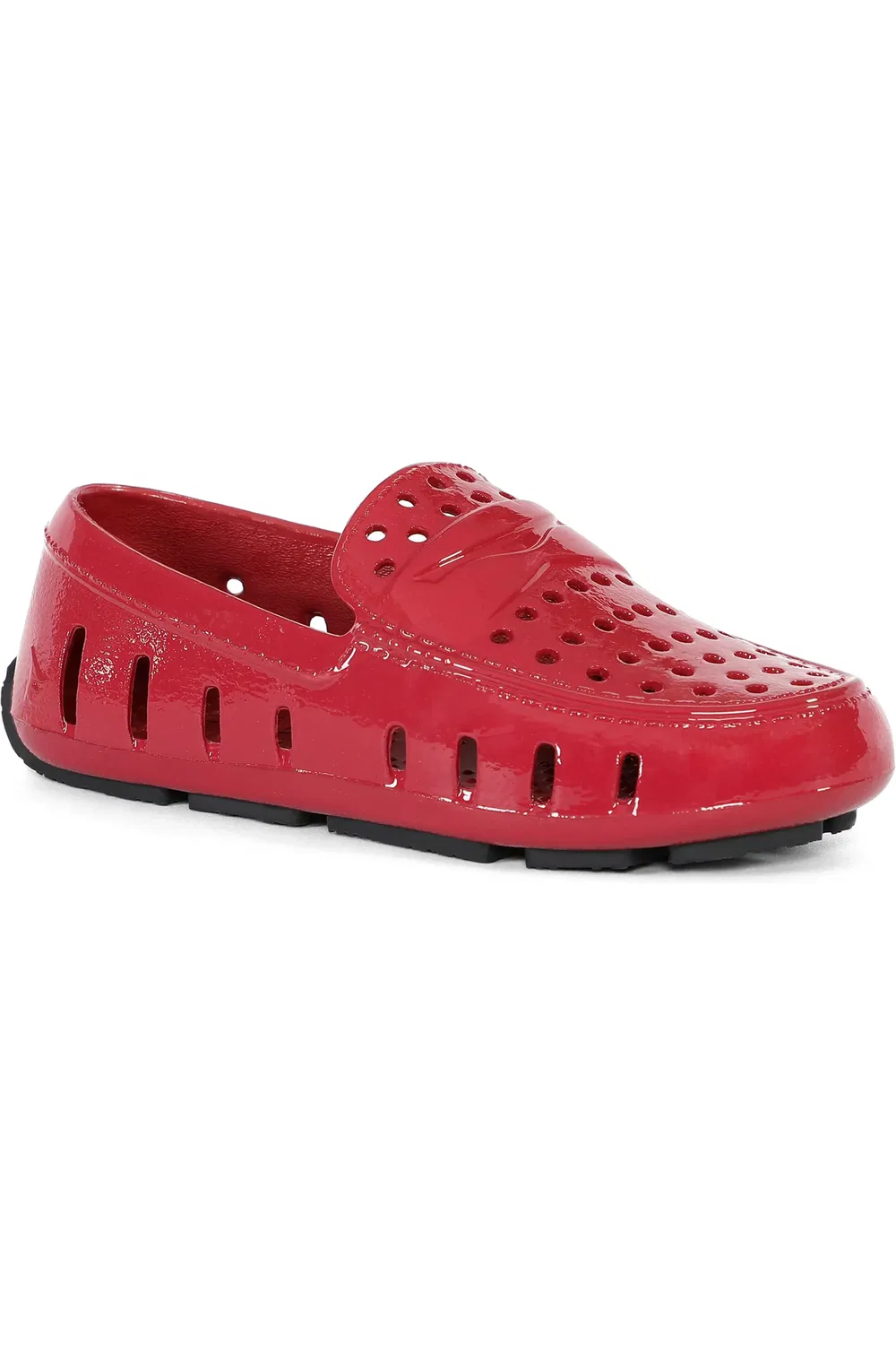 Детские водонепроницаемые туфли Prodigy FLOAFERS, Red Patent/Black