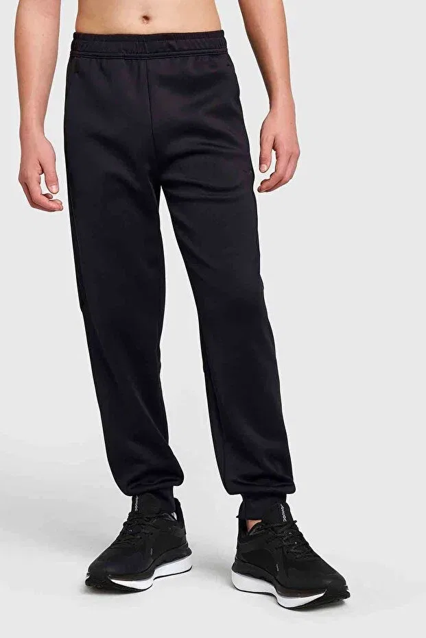 Детские спортивные штаны для мальчиков прямого кроя Lescon, Black — фото 4