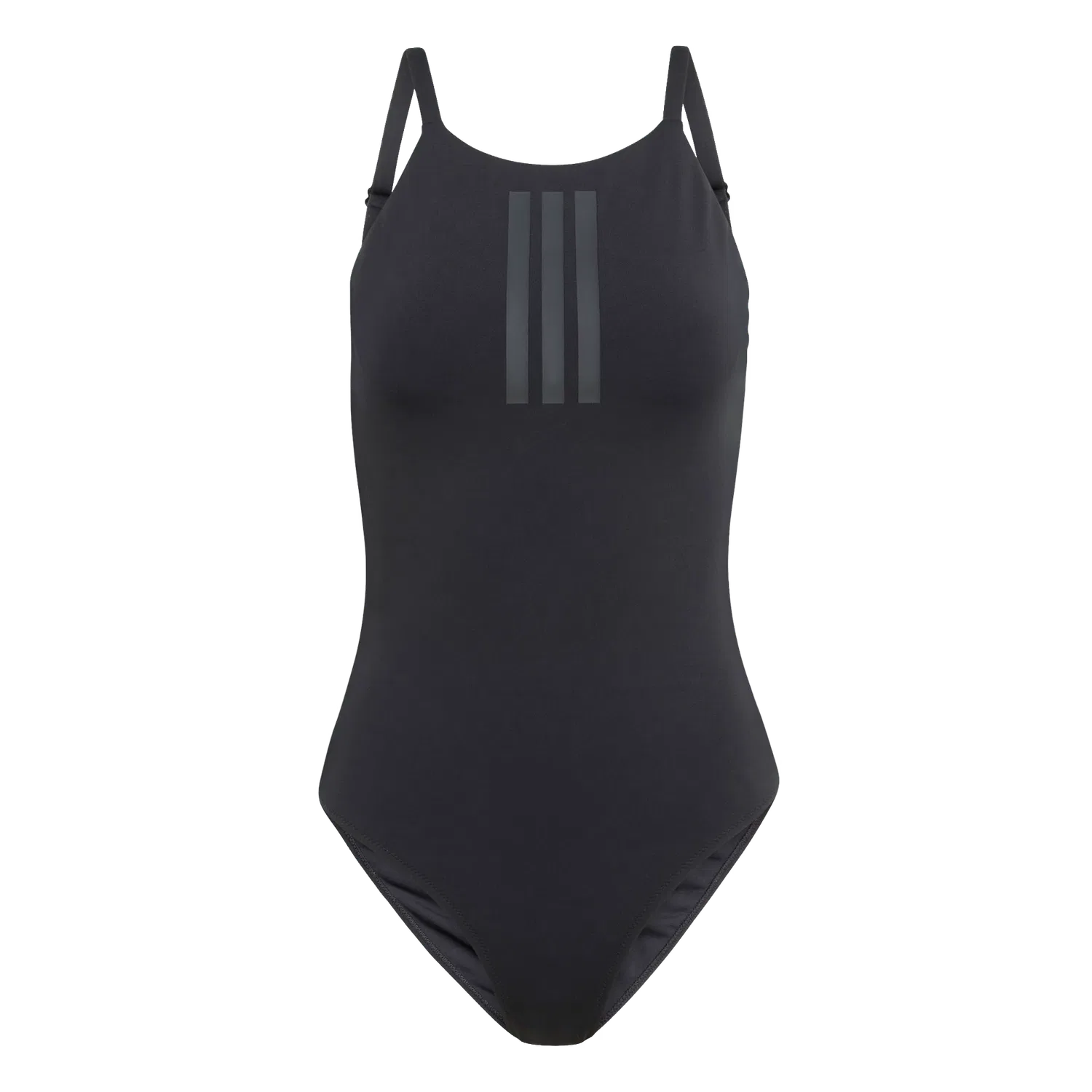 Женский спортивный слитный купальник Adidas Iconisea Ribbed Padded, коричневый