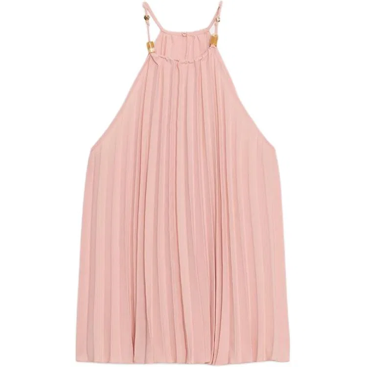 Женская майка без рукавов Light Peach Red ZARA, Light Peach Red