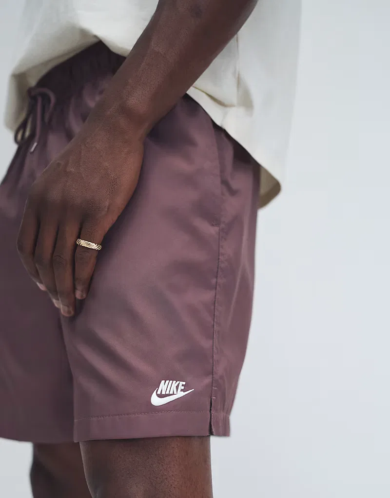 Шорты Nike Club Woven, коричневый — фото 2
