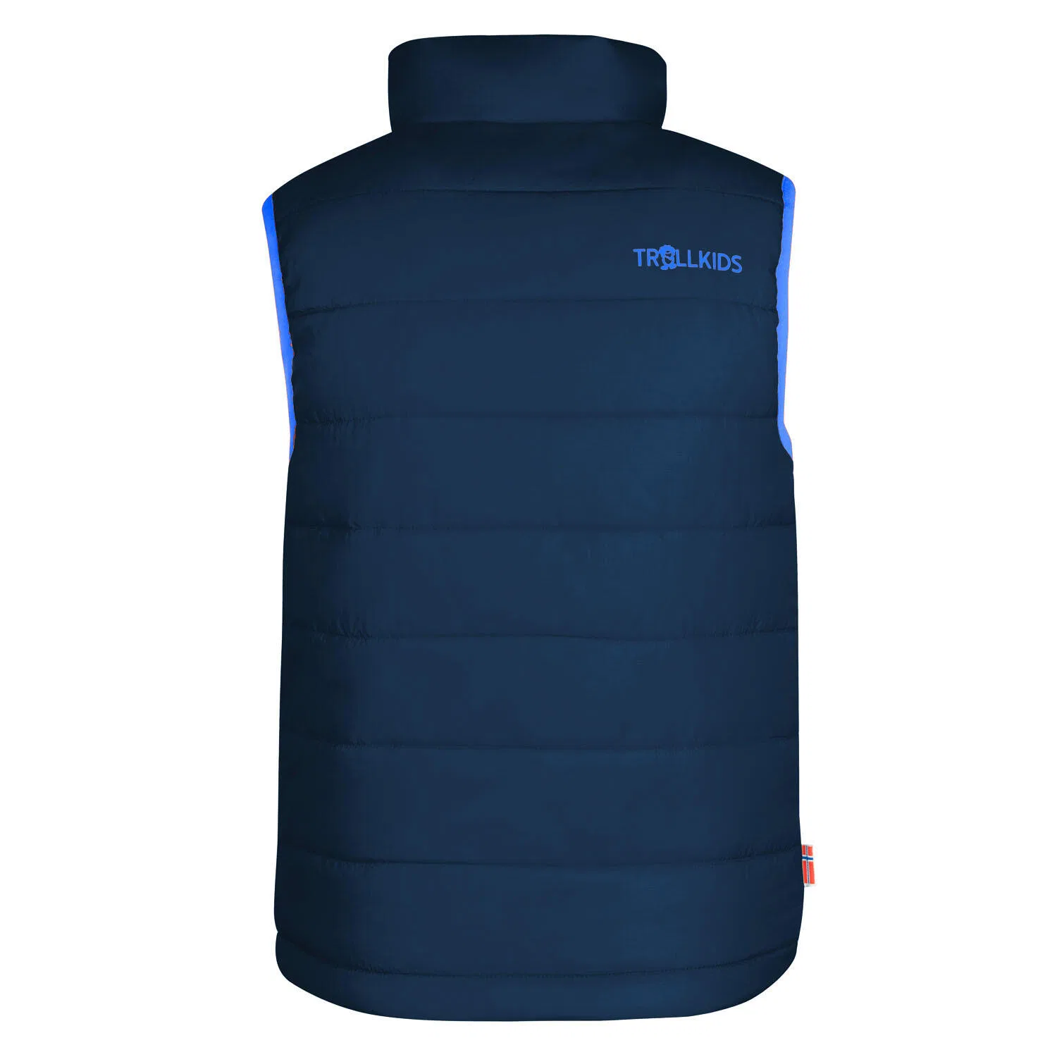 Детский жилет с полиэфирным утеплителем Trondheim Vest Trollkids, Kosmosblau Blau — фото 2